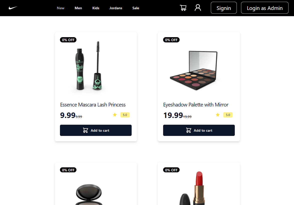 Ecommerce Website